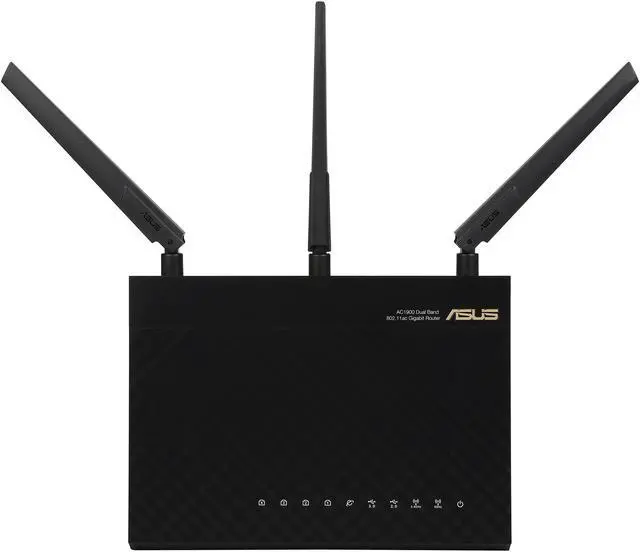 Alt view image 2 of 6 - ASUS RT-AC68P Wireless-AC1900 Dual Band Gigabit Router IEEE 802.11ac, IEEE 802.11a/b/g/n AiProtection with Trend Micro for Complete Network Security-Certified Refurbished