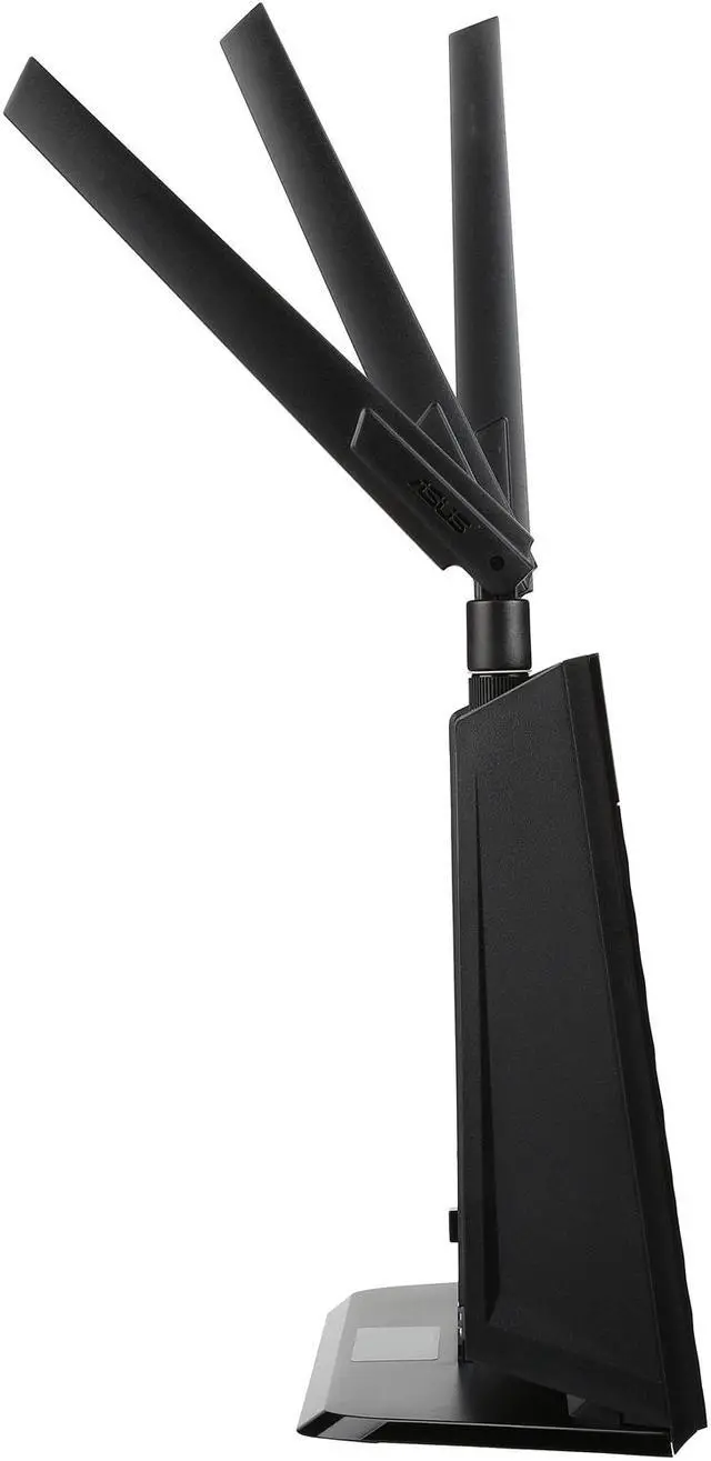 Alt view image 3 of 6 - ASUS RT-AC68P Wireless-AC1900 Dual Band Gigabit Router IEEE 802.11ac, IEEE 802.11a/b/g/n AiProtection with Trend Micro for Complete Network Security-Certified Refurbished