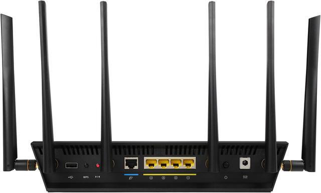 Alt view image 4 of 6 - Asus Certified RT-AC3200 Tri-Band AC3200 Wireless Gigabit Router