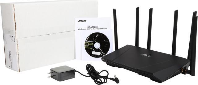 Alt view image 6 of 6 - Asus Certified RT-AC3200 Tri-Band AC3200 Wireless Gigabit Router