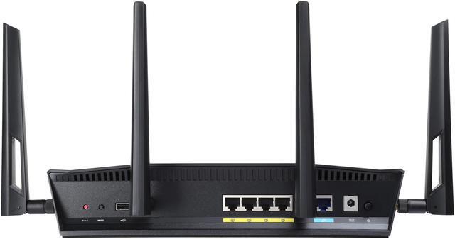Alt view image 7 of 9 - ASUS AC3100 Wi-Fi Dual-band Gigabit Wireless Router with 4x4 MU-MIMO, 4 x LAN Ports, AiProtection Network Security and WTFast Game Accelerator, AiMesh Whole Home Wi-Fi System Compatible (RT-AC3100)