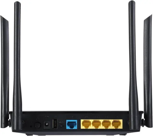 Alt view image 4 of 6 - ASUS RT-N600 Dual-Band Wireless-N600 Router IEEE 802.11a, IEEE 802.11b, IEEE 802.11g, IEEE 802.11n, IPv4, IPv6