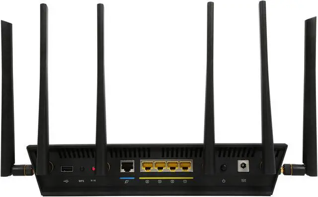 Alt view image 5 of 7 - ASUS RT-AC3200 Tri-Band AC3200 Wireless Gigabit Router AiProtection with Trend Micro for Complete Network Security