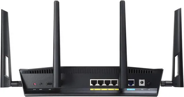 Alt view image 4 of 6 - ASUS AC3100 4x4 Wireless Dual-Band 4-Port Gigabit Gaming Router with AiProtection (RT-AC3100/CA)