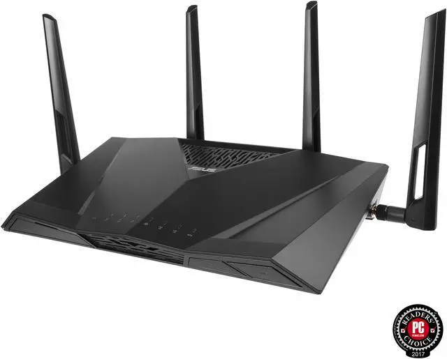 Main image of ASUS AC3100 4x4 Wireless Dual-Band 4-Port Gigabit Gaming Router with AiProtection (RT-AC3100/CA)
