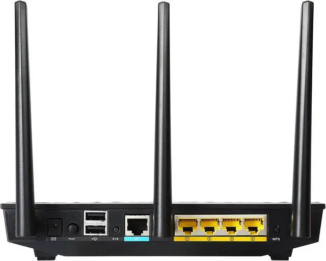 Alt view image 4 of 8 - ASUS RT-N66R Dual-Band Wireless-N900 Gigabit Router, DD-WRT Open Source Support, IEEE 802.11a/b/g/n, IEEE 802.3/3u/3ab