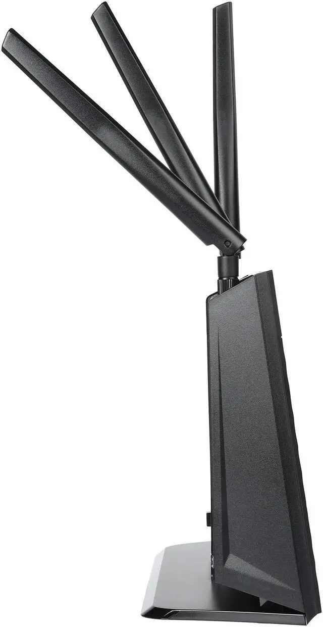 Alt view image 3 of 6 - ASUS RT-AC68R Wireless-AC1900 Dual Band Gigabit Router IEEE 802.11ac, IEEE 802.11a/b/g/n AiProtection with Trend Micro for Complete Network Security