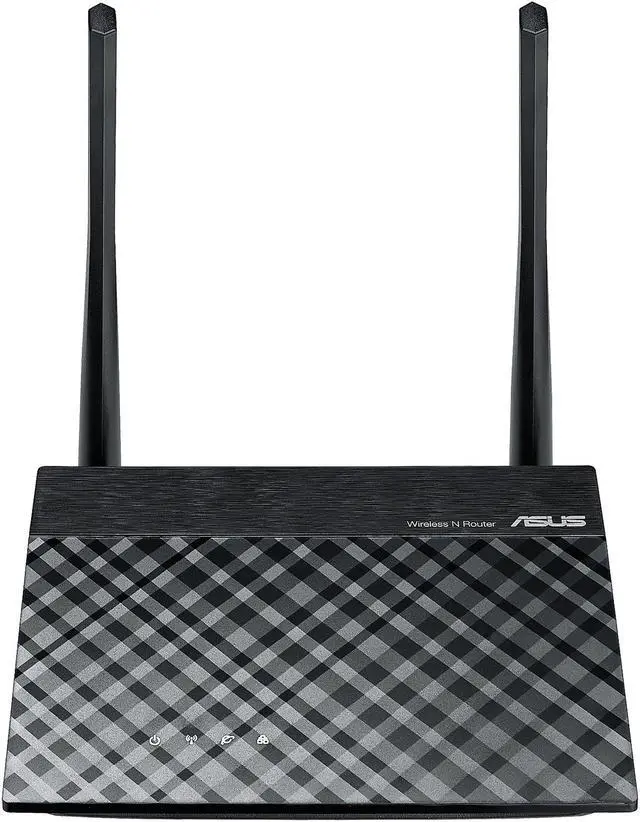 Alt view image 3 of 7 - ASUS RT-N300 B1 N300 Wi-Fi Router with Three Operating Modes and Two High-performance Antennas