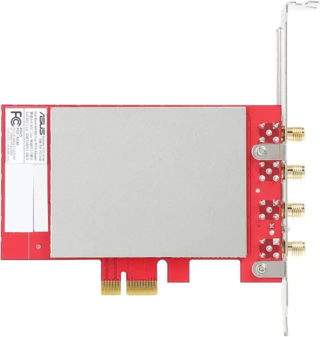Alt view image 4 of 9 - ASUS PCE-AC88 AC3100 4x4 802.11AC PCIe Adapter