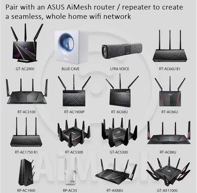 Alt view image 4 of 6 - ASUS RT-AC66U B1 AC1750 Dual-Band Wi-Fi Router, AiProtection Lifetime Security by Trend Micro, AiMesh Compatible for Mesh Wi-Fi System