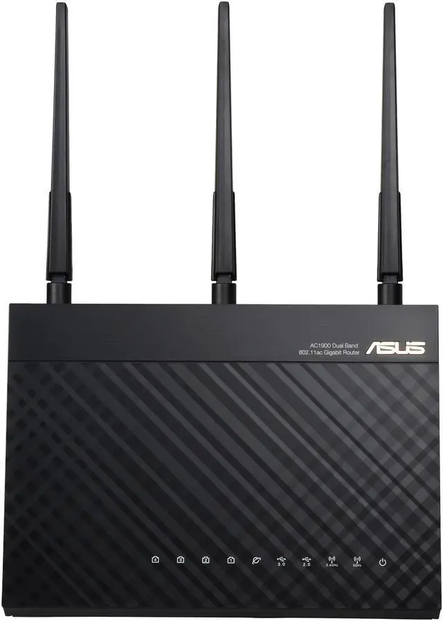 Alt view image 2 of 6 - Asus Certified RT-AC1900P Dual-Band Wireless AC-1900 Gigabit Router