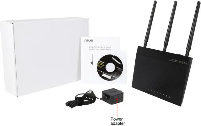 Alt view image 6 of 6 - Asus Certified AC1750 Wireless Dual Band Gigabit Router