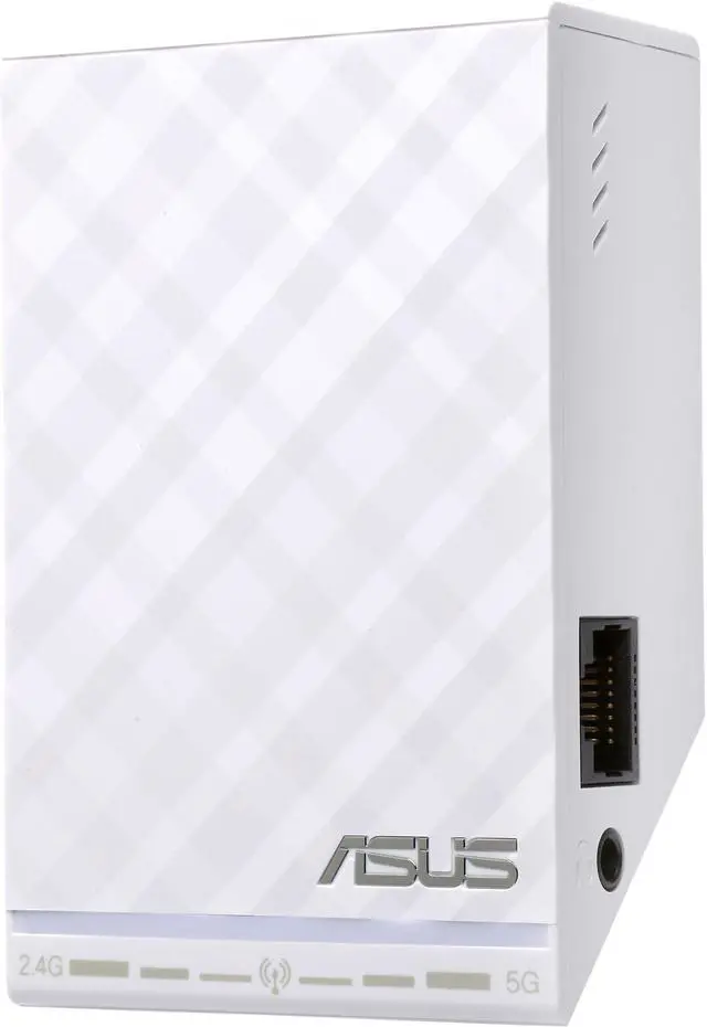 Main image of ASUS RP-N54 Dual-Band (2.4 GHz, 5 GHz) Wireless N600 Repeater / Access Point / Media Bridge with RJ45 10/100 Ethernet and Audio Ports