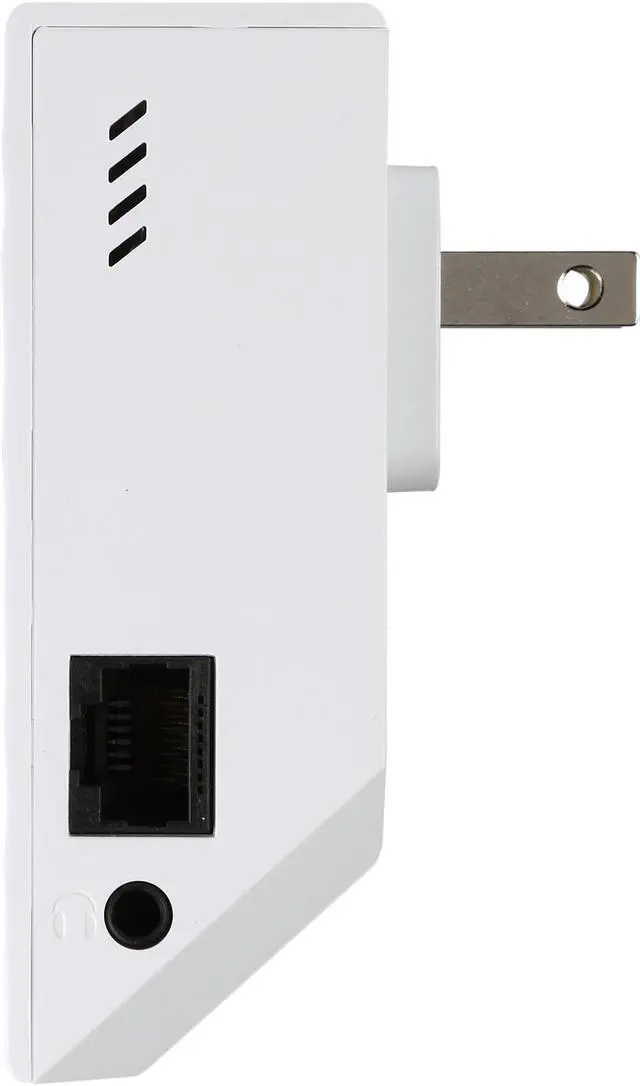 Alt view image 4 of 7 - ASUS RP-N54 Dual-Band (2.4 GHz, 5 GHz) Wireless N600 Repeater / Access Point / Media Bridge with RJ45 10/100 Ethernet and Audio Ports