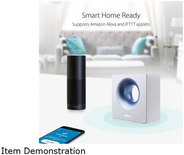 Alt view image 6 of 9 - ASUS Blue Cave AC2600 Dual-Band Wireless Router for Smart Homes, Featuring Intel Wi-Fi Technology and AiProtection Network Security Powered by Trend Micro
