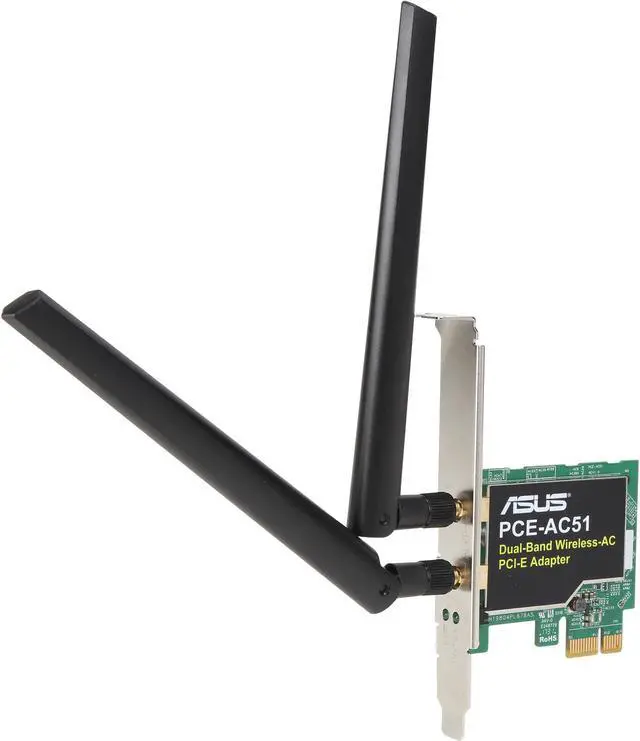 Main image of ASUS Wireless AC750 PCIe Adapter Card for Dual-Band 2x2 802.11AC WiFi