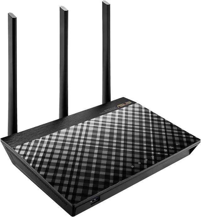 Main image of ASUS RT-AC1750 B1 AC1750 Dual Band Gigabit Wi-Fi Router with AiProtection Network Security Powered by Trend Micro, Adaptive QoS and Parental Control