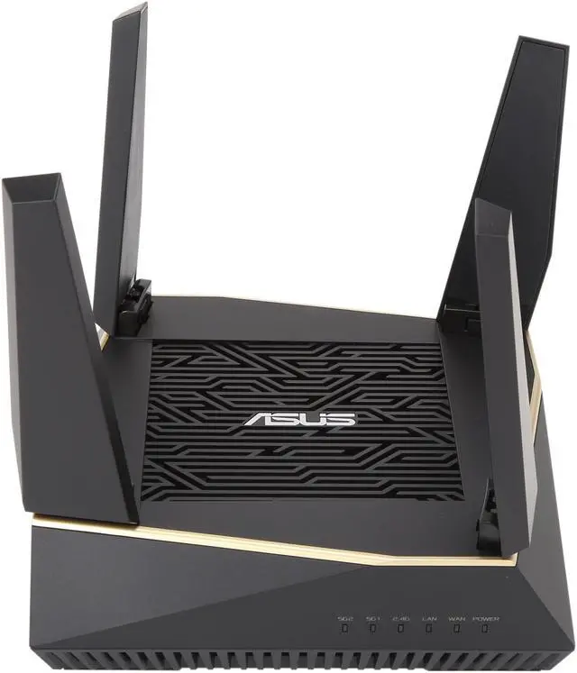 Alt view image 12 of 14 - ASUS RT-AX92U (2 Pack) AX6100 Tri-Band Wi-Fi 6 Gaming Mesh Router with 802.11Ax, Lifetime AiProtection Security by Trend Micro, AiMesh Compatible, Adaptive QoS & Parental Control