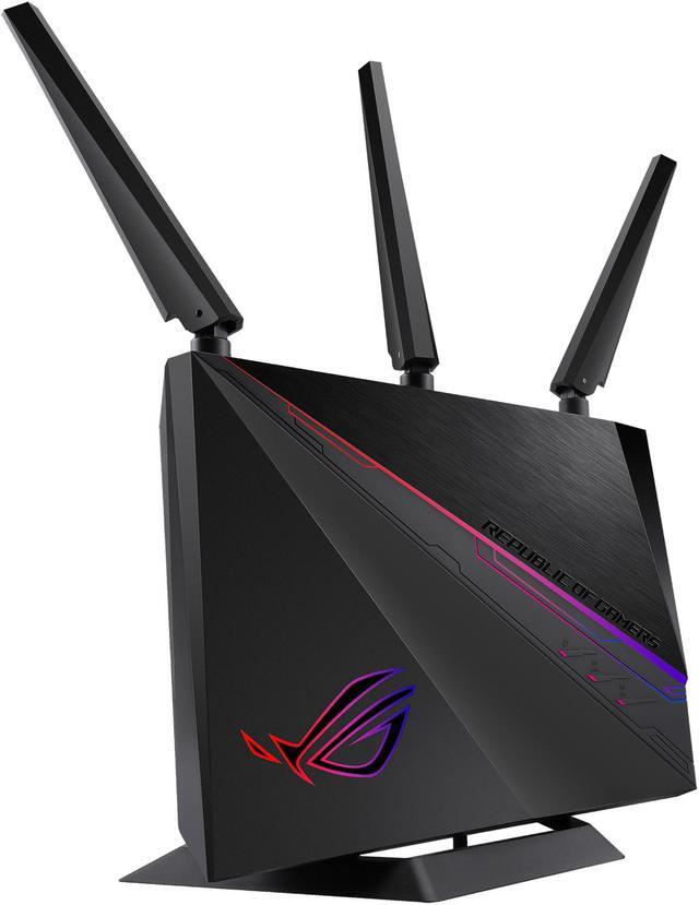 Alt view image 5 of 8 - ASUS ROG (GT-AC2900) Dual-Band Wireless Gigabit Wi-Fi Gaming Router - GeForce NOW Optimization with Triple-Level Game Acceleration, 4 x LAN, 1 x USB 3.0, 1 x USB 2.0 Compatible with AiMesh