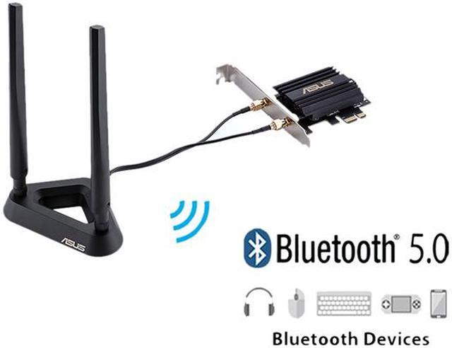 Alt view image 7 of 11 - ASUS AX3000 (PCE-AX58BT) Next-Gen WiFi 6 Dual Band PCIe Wireless Adapter with Bluetooth 5.0 - OFDMA, 2x2 MU-MIMO and WPA3 Security