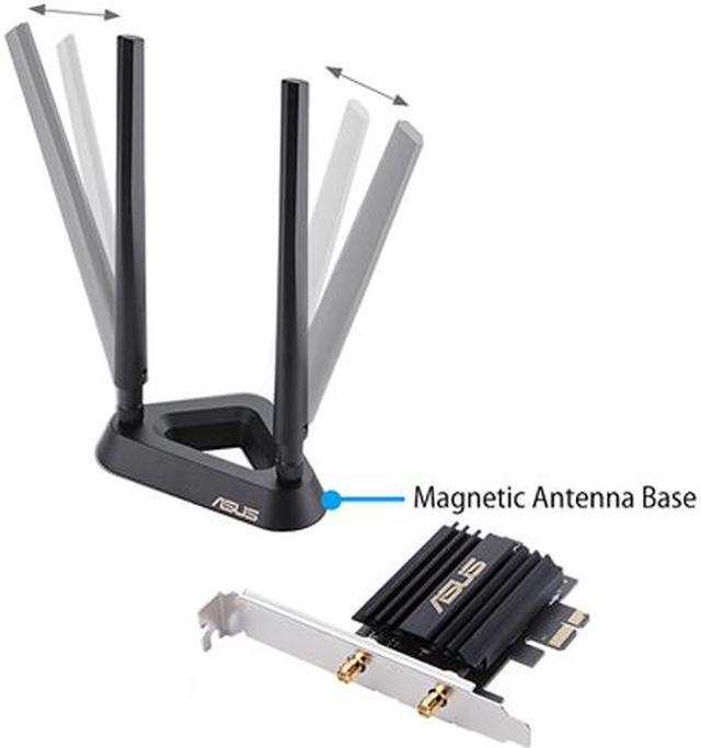 Alt view image 10 of 11 - ASUS AX3000 (PCE-AX58BT) Next-Gen WiFi 6 Dual Band PCIe Wireless Adapter with Bluetooth 5.0 - OFDMA, 2x2 MU-MIMO and WPA3 Security