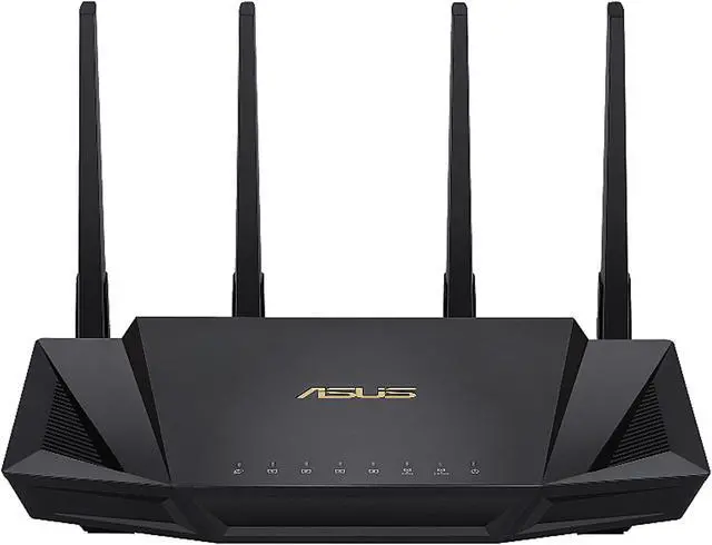 Alt view image 2 of 5 - ASUS RT-AX58U/CA AX3000 Dual Band WiFi 6 (802.11ax) Router