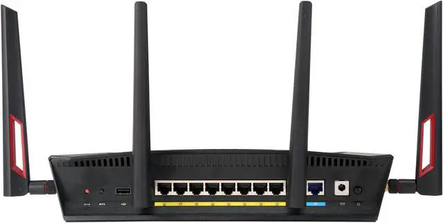 Alt view image 2 of 3 - ASUS RT-AC88U Wireless Router IPv4, IPv6