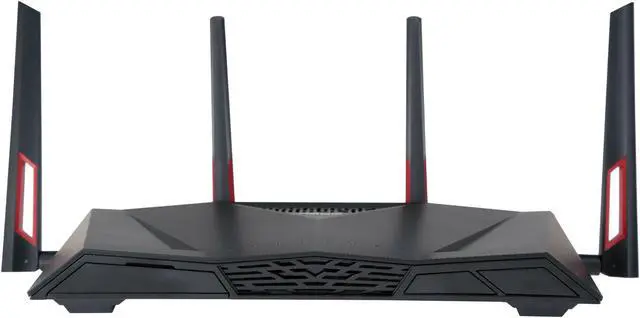 Alt view image 3 of 3 - ASUS RT-AC88U Wireless Router IPv4, IPv6