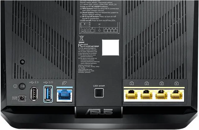 Alt view image 2 of 4 - Asus AC1900 Dual Band Gigabit WiFi Router with MU-Mimo, Aimesh for Mesh WIFI System, Aiprotection Network Security Powered by Trend Micro, Adaptive Qos and Parental Control (RT-AC1900P)