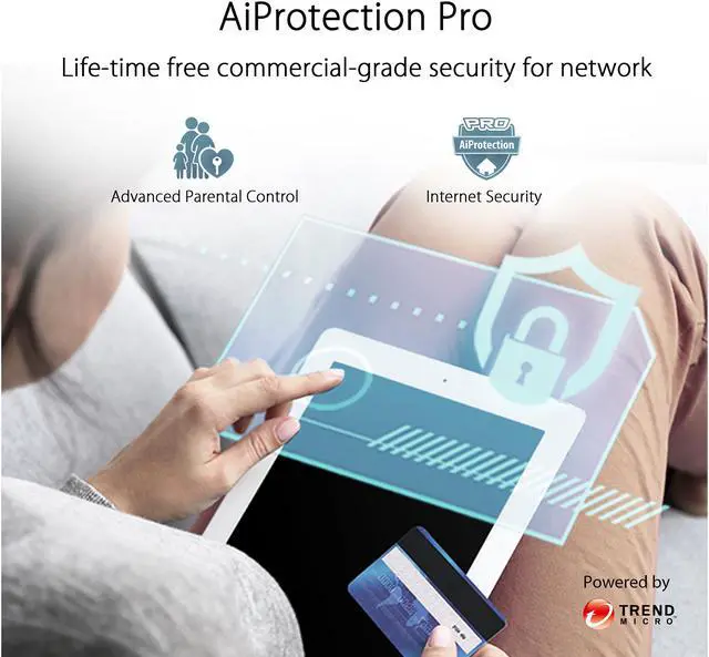 Alt view image 5 of 8 - ASUS ZenWiFi AX Whole-Home Tri-band Mesh WiFi 6 System (XT8) - 2 pack, Coverage up to 5,500 sq.ft or 6+rooms, 6.6Gbps, WiFi, 3 SSIDs, life-time free network security and parental controls, 2.5G port