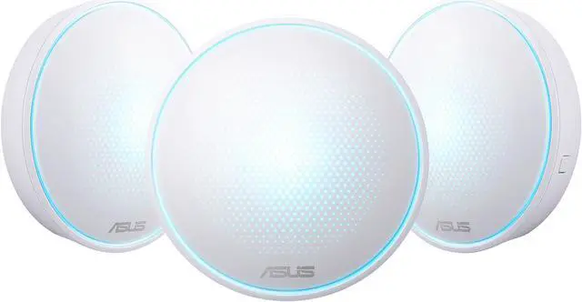 Main image of ASUS Lyra MAP-AC2200 AC2200 Tri-Band Mesh WiFi System, AiProtection Lifetime Security by Trend Micro, 3 Pack, cover up to 6,000sqft