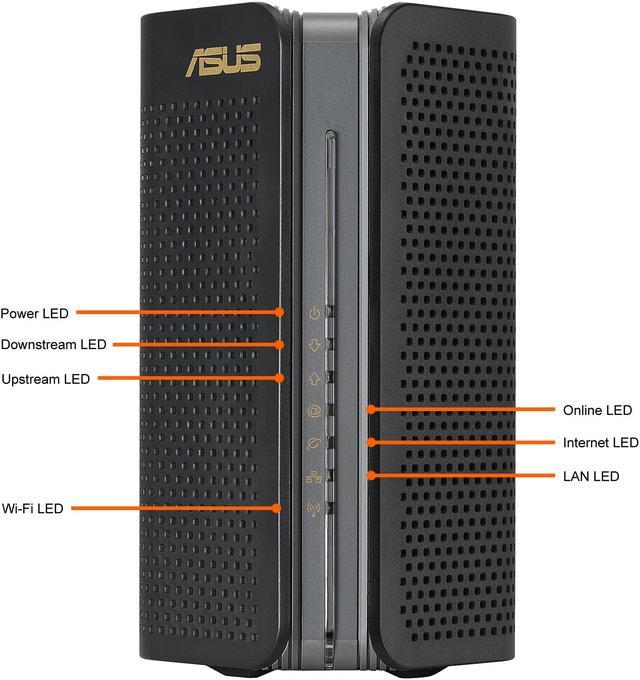 ASUS AX6000 WiFi 6 Cable Modem Wireless Router Combo (CM-AX6000) - Dual  Band, DOCSIS 3.1, Gigabit Internet Support, Approved by Comcast Xfinity and 