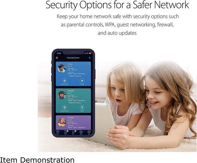 Alt view image 5 of 6 - ASUS AC1900 WiFi Router (RT-AC67P) - Dual Band Wireless Internet Router, Easy Setup, VPN, Parental Control, AiRadar Beamforming Technology extends Speed, Stability & Coverage, MU-MIMO