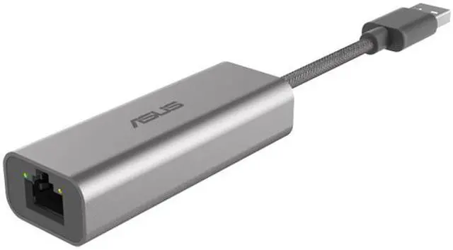 Alt view image 2 of 5 - ASUS USB-C2500 2.5G Ethernet USB Adapter Supports Wired Network Connection Mac OS, Linux, Windows, Backward Compatible on 1G/100Mbps, Ideal for Gaming