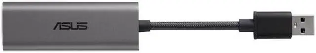 Alt view image 3 of 5 - ASUS USB-C2500 2.5G Ethernet USB Adapter Supports Wired Network Connection Mac OS, Linux, Windows, Backward Compatible on 1G/100Mbps, Ideal for Gaming