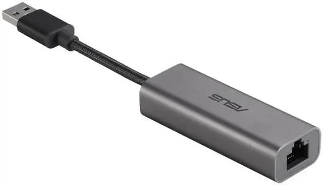 Alt view image 4 of 5 - ASUS USB-C2500 2.5G Ethernet USB Adapter Supports Wired Network Connection Mac OS, Linux, Windows, Backward Compatible on 1G/100Mbps, Ideal for Gaming