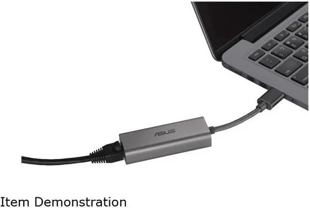 Alt view image 5 of 5 - ASUS USB-C2500 2.5G Ethernet USB Adapter Supports Wired Network Connection Mac OS, Linux, Windows, Backward Compatible on 1G/100Mbps, Ideal for Gaming