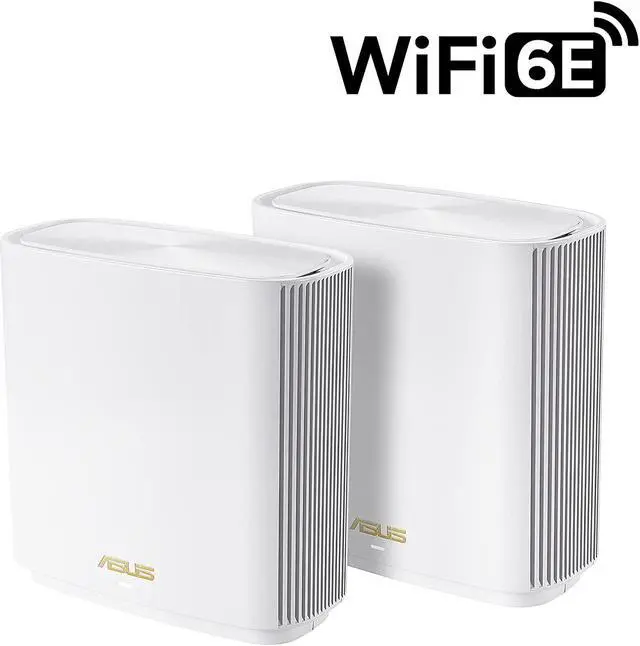 Alt view image 8 of 9 - ASUS ZenWiFi Whole-Home Tri-Band Mesh WiFi 6E System (ET8 2PK), Coverage up to 5,500 sq.ft & 6+Rooms, 6600Mbps, New 6GHz Band, AiMesh,Instant Guard