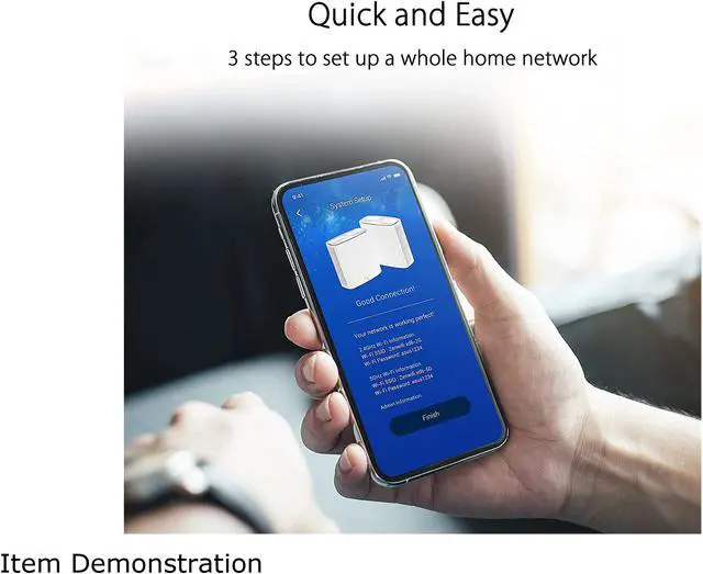 Alt view image 6 of 7 - ASUS ZenWiFi Whole-Home Dual-Band Mesh WiFi 6 System XD6 White - 2 Pack, Coverage up to 5,400 sq.ft & 4+ Rooms, 5400Mbps, AiMesh, Lifetime Free Internet Security, Parental Control, Easy Setup