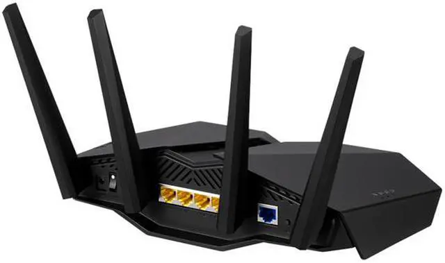 Alt view image 16 of 18 - ASUS RT-AX82U/CA AX5400 Dual-Band WiFi 6 Gaming Router, Game Acceleration, Mesh WiFi Support, Dedicated Gaming Port, Mobile Game Boost, MU-MIMO, Aura RGB