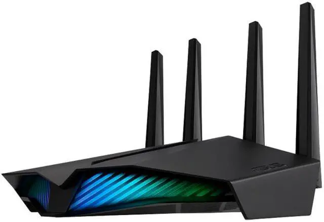 Alt view image 10 of 18 - ASUS RT-AX82U/CA AX5400 Dual-Band WiFi 6 Gaming Router, Game Acceleration, Mesh WiFi Support, Dedicated Gaming Port, Mobile Game Boost, MU-MIMO, Aura RGB