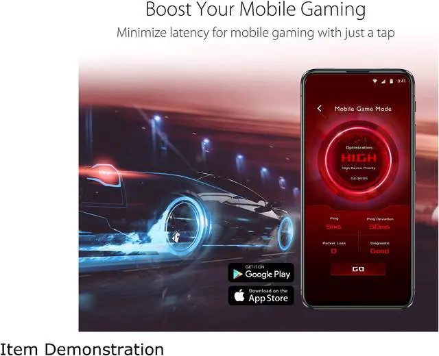 Alt view image 6 of 7 - ASUS RT-AX82U AX5400 Dual-band WiFi 6 Gaming Router GUNDAM EDITION, Mesh WiFi, Lifetime Free Internet Security, Dedicated Gaming Port, Mobile Game Boost, MU-MIMO, Streaming & Gaming, AURA RGB lighting