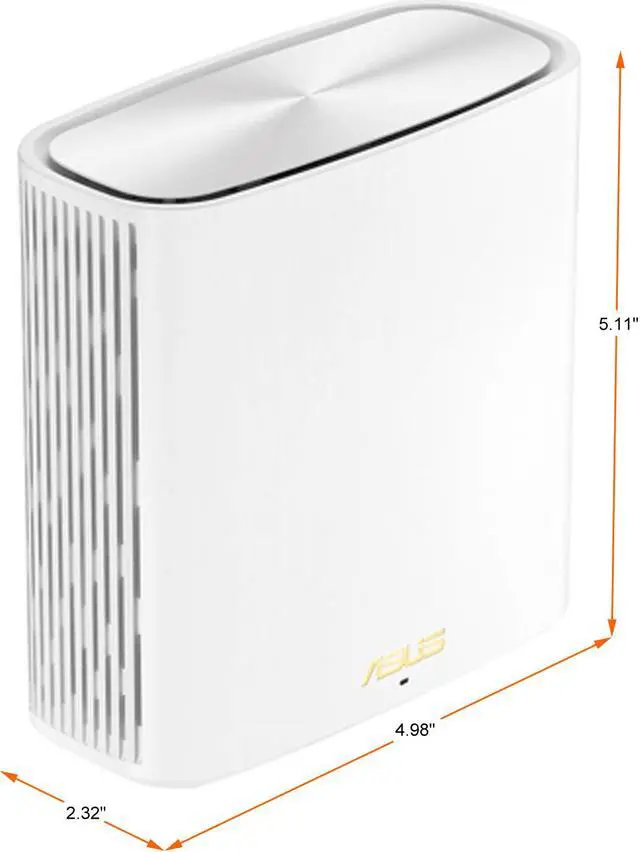 Alt view image 4 of 6 - ASUS XD6 (W-2-PK) ZenWiFi Whole-Home Dual-Band Mesh WiFi 6 System XD6 White - 2 Pack, Coverage up to 5,400 sq.ft & 4+ Rooms, 5400Mbps, Lifetime Free Internet Security, Parental Control, Easy Setup