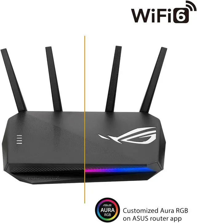 Alt view image 4 of 7 - ASUS ROG STRIX AX3000 WiFi 6 Gaming Router (GS-AX3000) - Dual Band Gigabit Wireless Internet Router
