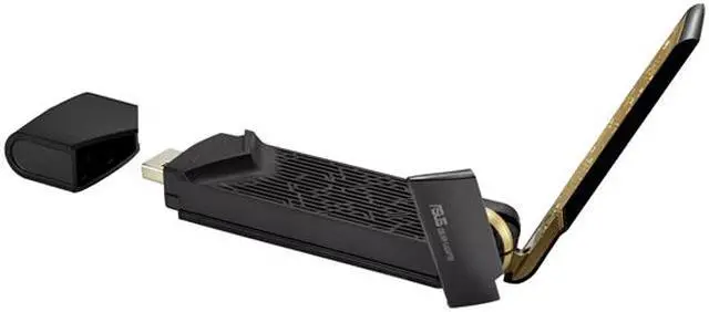 Alt view image 4 of 5 - ASUS WiFi 6 AX1800 USB WiFi Adapter (USB-AX56) - Dual Band WiFI 6 client, 2x2 Support, Gaming & Streaming, Plug-and-Play, WPA3 Network Security, MU-MIMO, Beamforming
