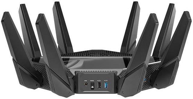 Alt view image 6 of 8 - ASUS ROG Rapture WiFi 6E Gaming Router (GT-AXE16000) - Quad-Band, 6 GHz Ready, Dual 10G Ports, 2.5G WAN Port, AiMesh Support, Triple-level Game Acceleration, Lifetime Internet Security, Instant Guard