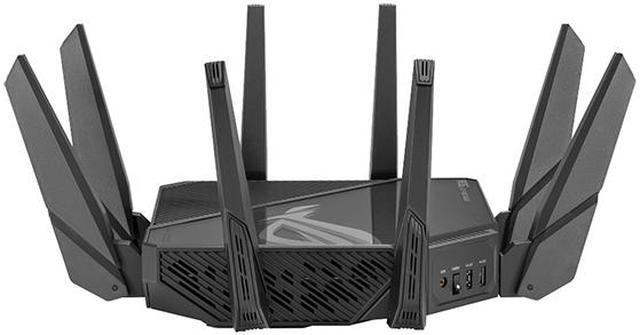 Alt view image 5 of 8 - ASUS ROG Rapture WiFi 6E Gaming Router (GT-AXE16000) - Quad-Band, 6 GHz Ready, Dual 10G Ports, 2.5G WAN Port, AiMesh Support, Triple-level Game Acceleration, Lifetime Internet Security, Instant Guard