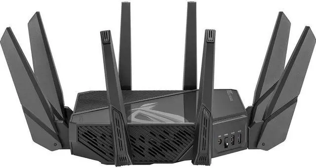 Alt view image 4 of 6 - ASUS ROG Rapture GT-AXE16000 Quad-Band Wifi 6E Gaming Router, Dual 10G Ports, 2.5G WAN Port, AiMesh Support, Triple-level Game Acceleration, Lifetime Internet Security