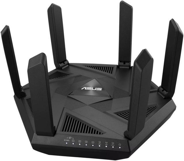 Alt view image 4 of 8 - ASUS RT-AXE7800 Tri-band WiFi 6E (802.11ax) Router, 6GHz Band, ASUS Safe Browsing, Upgraded Network Security, Instant Guard, Built-in VPN Features, Free Parental Controls, 2.5G Port, AiMesh Support