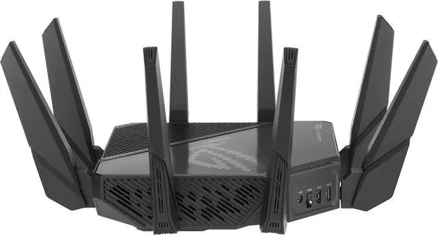 Alt view image 5 of 8 - ASUS ROG Rapture GT-AX11000 Pro Tri-Band WiFi 6 gaming router,  10G port, Quad-core 2.0 GHz CPU, ASUS RangeBoost Plus, UNII4, Triple-level game acceleration, Lifetime internet security, AiMesh support